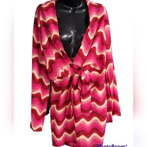 Womens NWT In The Style tie waist dress size 4